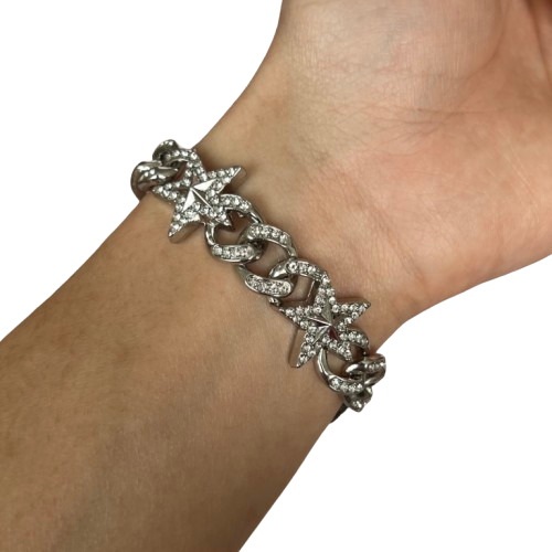 Ice Cuban Chain Necklace & Bracelet set